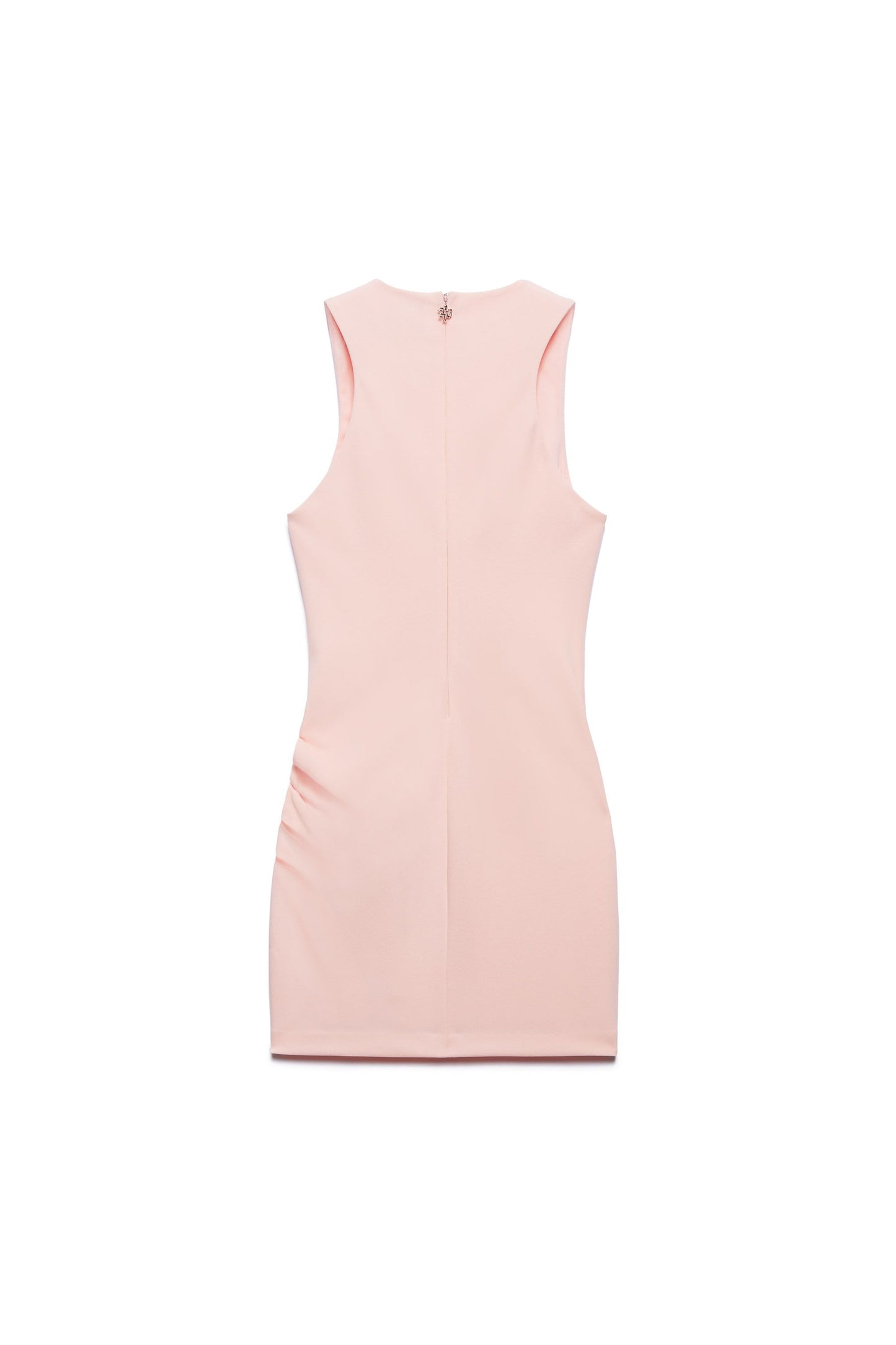 Abito a giro con zip sul retro tank dress sandy ANIYE BY colore bianco e nero art.185623.