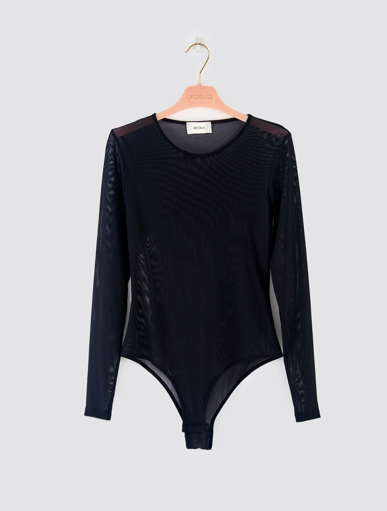 Maglia body in velo m. lunga VICOLO art. UF0014 colore nero