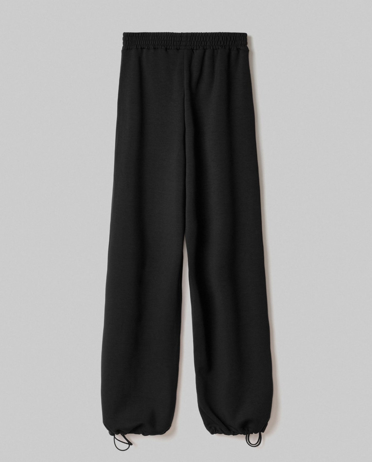 Pantalone con nervature e coulisse al fondo in viscosa HINNOMINATE art. HMABW01994 colore nero e panna