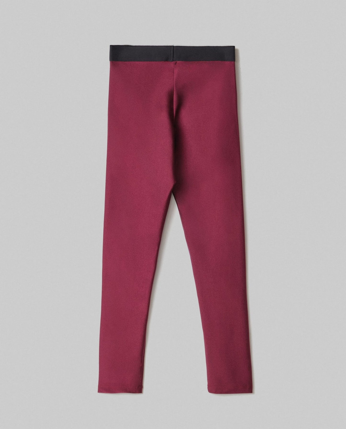 Leggins in lycra lucida con elastco logato HINNOMINATE art. HMABW02023 colore nero, bordeaux, marrone