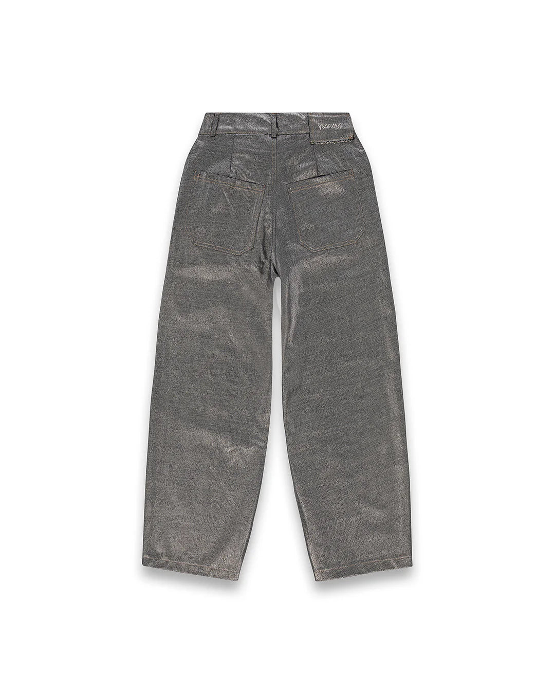 Jeans glitter modello largo con accessorio DISCLAIMER art. 25IDS55175 colore jeans