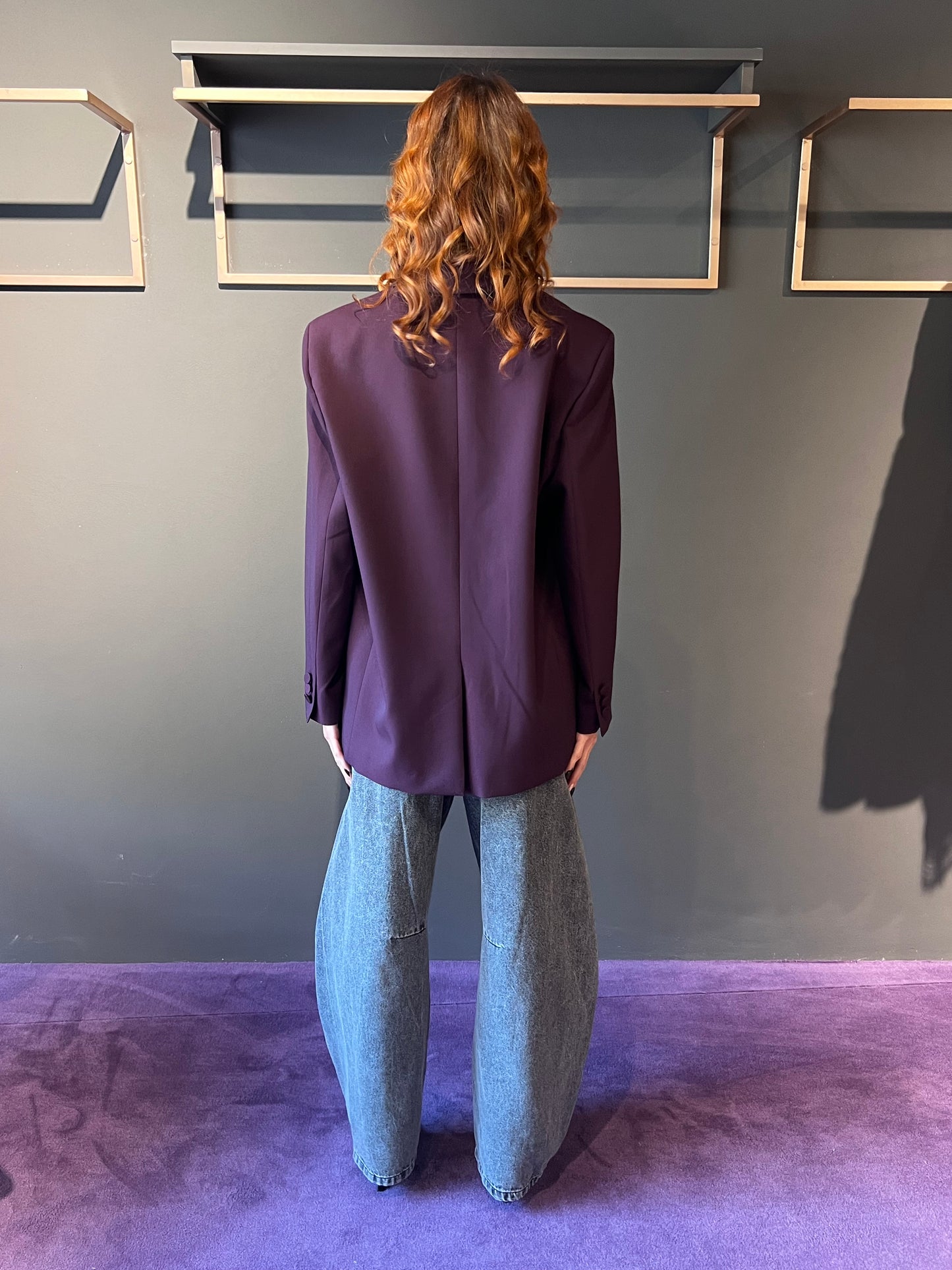 Giacca basic HAVEONE art. JCB-P007 colore bordeaux