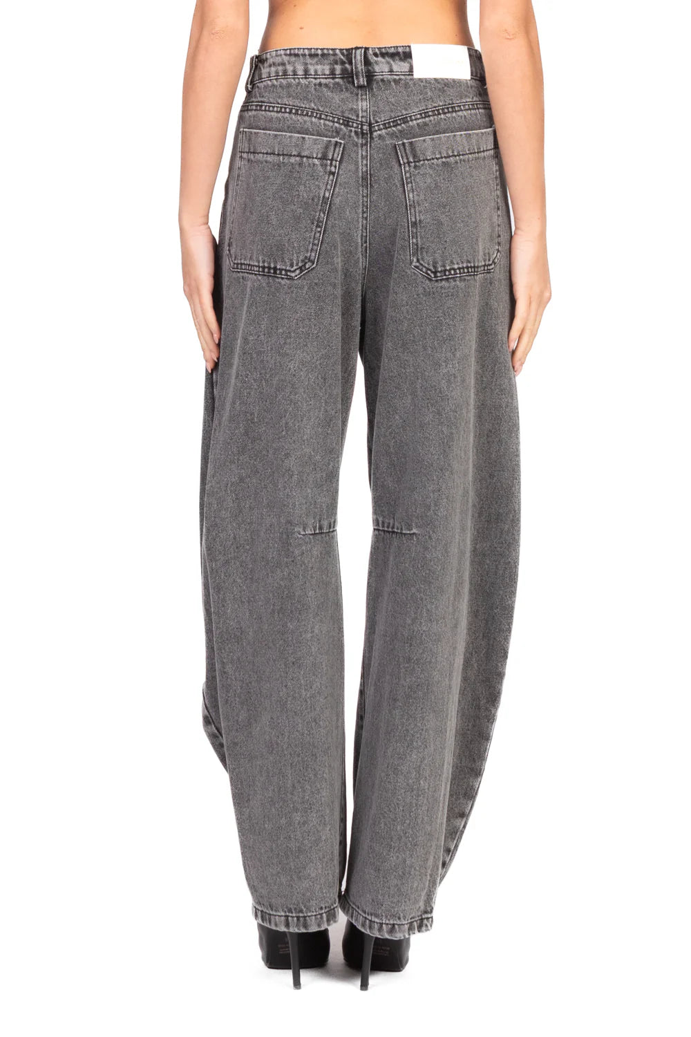 Jeans ballon TENSIONE IN art. W25P398 colore grigio