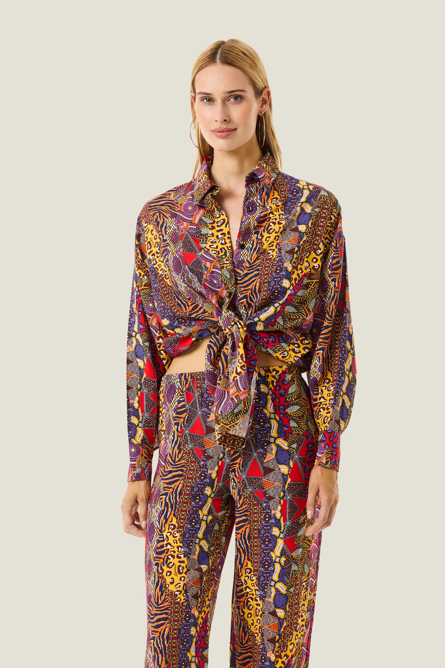 Camicia over congo 4GIVENESS art. 126WRWCM5642 colore arancio