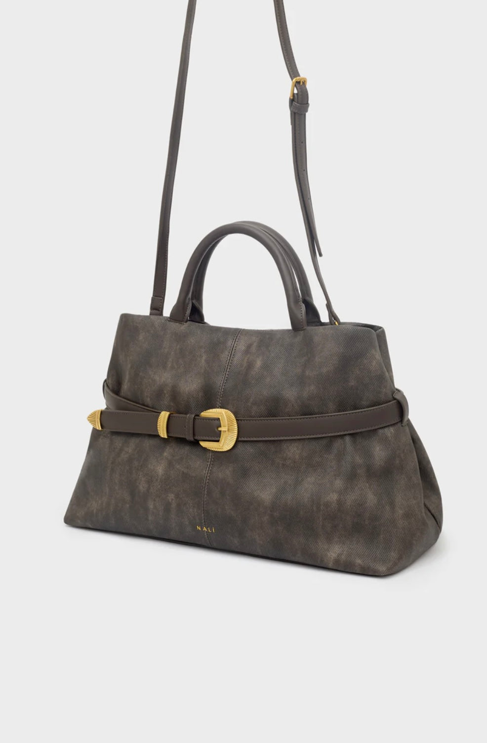 Borsa melissa a spalla + tracolla NALI' art. ARBS0036 colore caffè