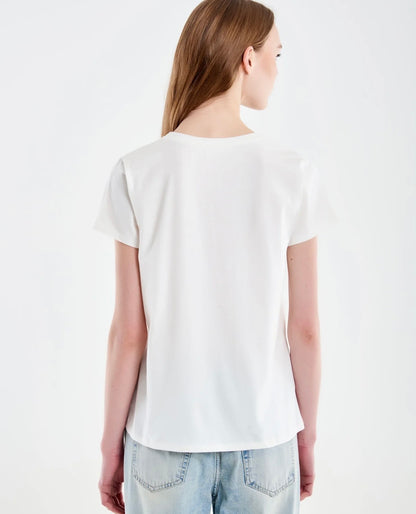Tshirt "weekend" VICOLO art. RAB0489 colore bianco
