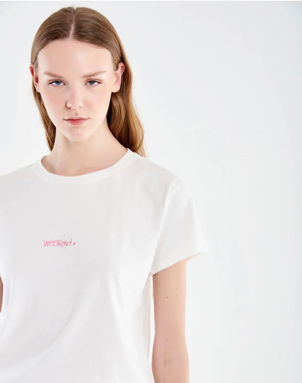 Tshirt "weekend" VICOLO art. RAB0489 colore bianco
