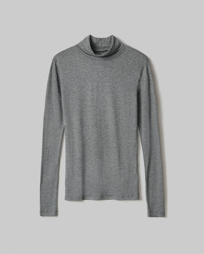 Dolcevita in viscosa manica lunga HINNOMINATE art. HMABW02032 colore nero e grigio