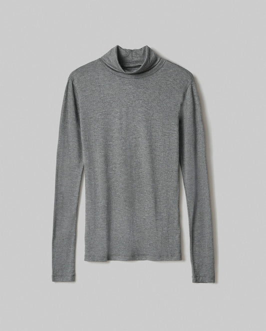 Dolcevita in viscosa manica lunga HINNOMINATE art. HMABW02032 colore nero e grigio