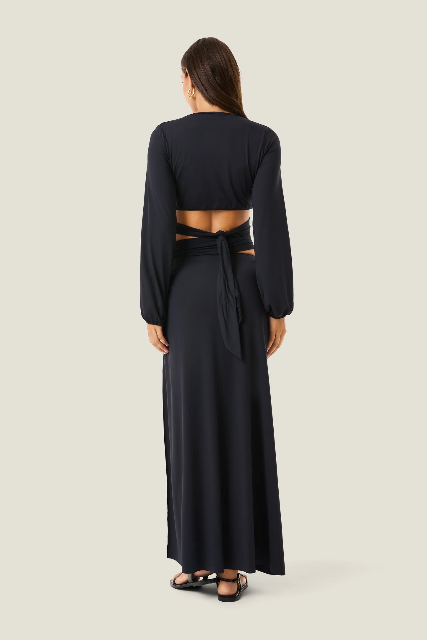 Gonna lunga soft touch 4GIVENESS art. 126WRWGO5615 colore nero