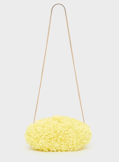 Clutch cloud tessuto petalo 3D NALI' art. LYPC0033 colore giallo