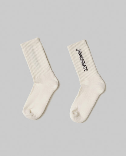 Calze con intarsio in verticale HINNOMINATE art. HMACW00150 colore bianco, marrone, grigio