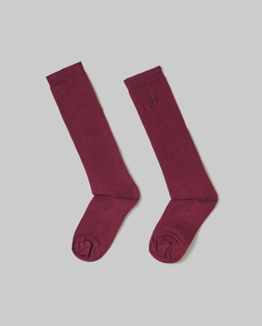 Calza lunga con ricamo HINNOMINATE art. HMACW00157 colore grigio, nero, bordeaux
