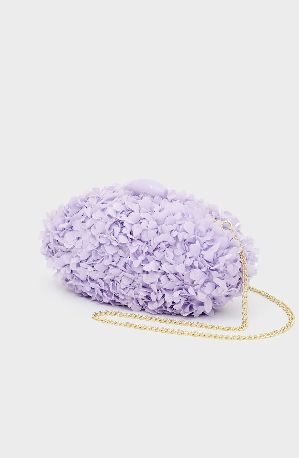 Clutch cloud tessuto petalo 3D NALI' art. LYPC0034 colore lilla
