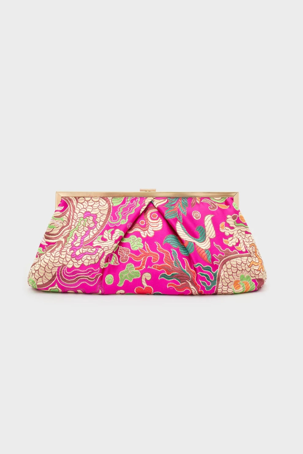 Pochette Ibiza stampa floreale con tracolla NALI' art. GMPC0051 colore fucsia
