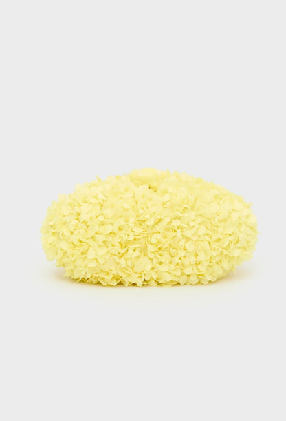 Clutch cloud tessuto petalo 3D NALI' art. LYPC0033 colore giallo