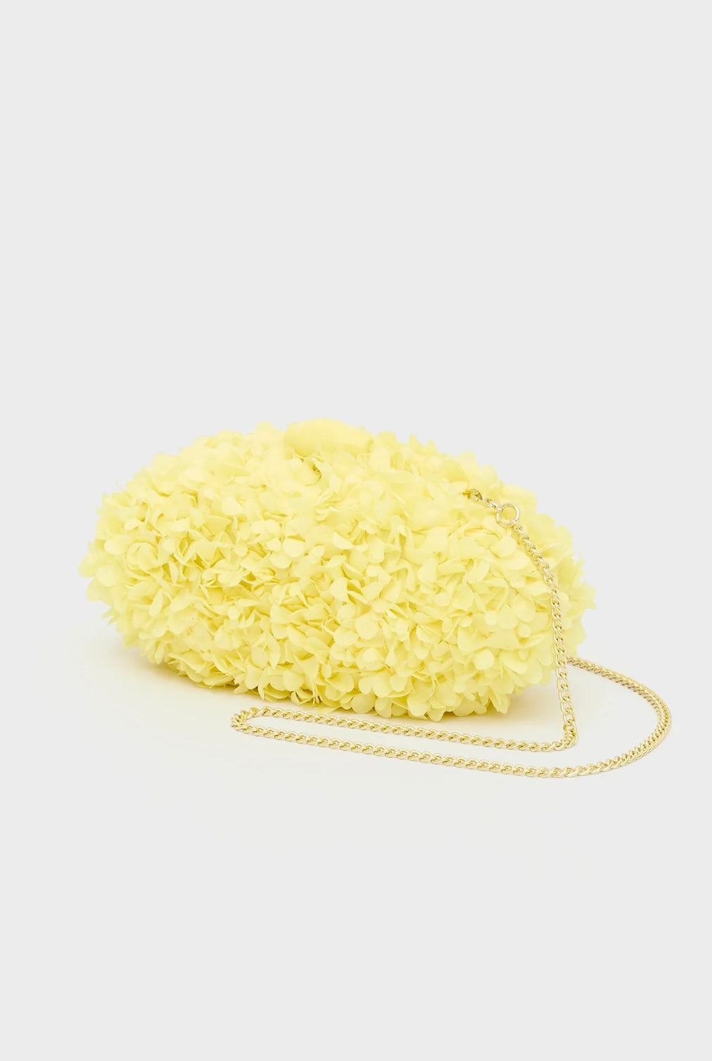 Clutch cloud tessuto petalo 3D NALI' art. LYPC0033 colore giallo