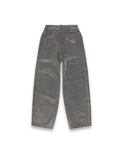 Jeans glitter modello largo con accessorio DISCLAIMER art. 25IDS55175 colore jeans