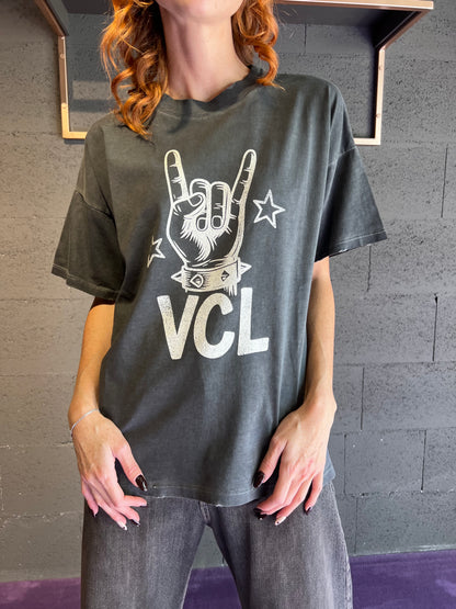 Tshirt con stampa mano VICOLO art. RF0377 colore grigio