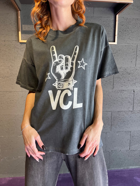 Tshirt con stampa mano VICOLO art. RF0377 colore grigio
