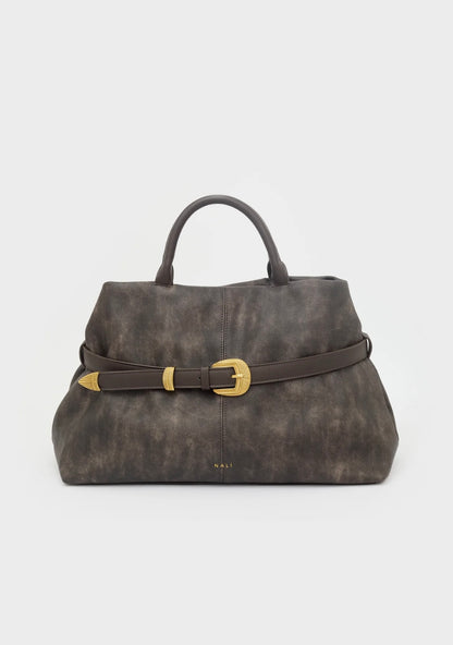 Borsa melissa a spalla + tracolla NALI' art. ARBS0036 colore caffè