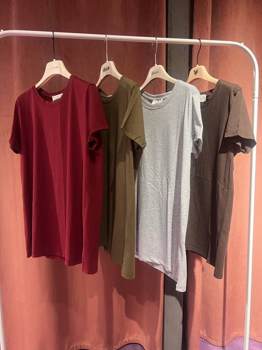 Tshirt regular VICOLO art. UD0057 colore verde, bordeuax, marrone