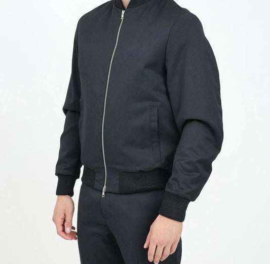 Bomber in lana  UOMO GOLDEN CRAFT art. GC1JFW24256638 colore nero