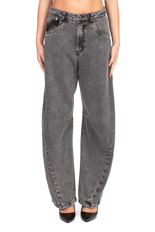 Jeans ballon TENSIONE IN art. W25P398 colore grigio