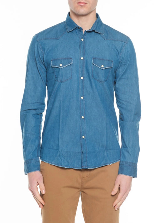 Camicia in jeans UOMO BLOCK ELEVEN ART. BL0611867297 colori jeans